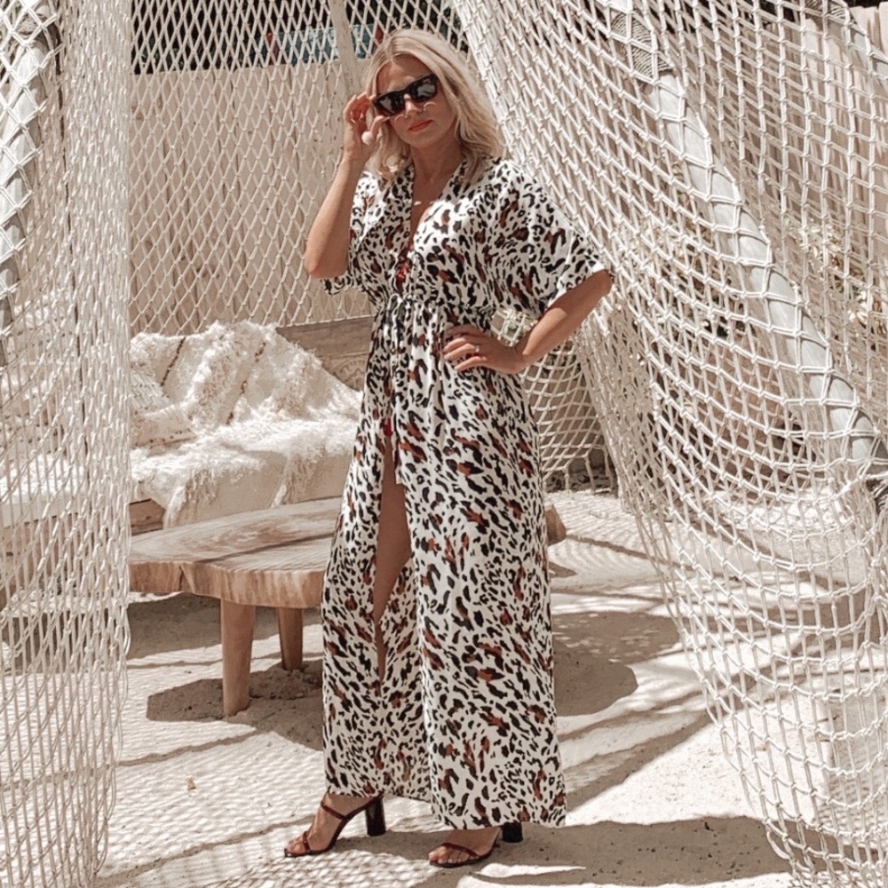 Animal Print Cover-up